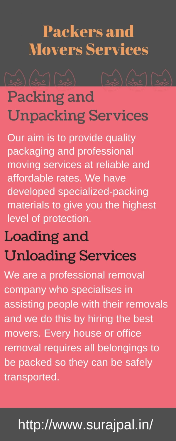 Packing Moving Services