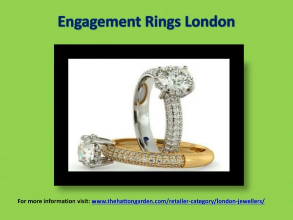 Engagement Rings London Jewellery Shop & jewellery store