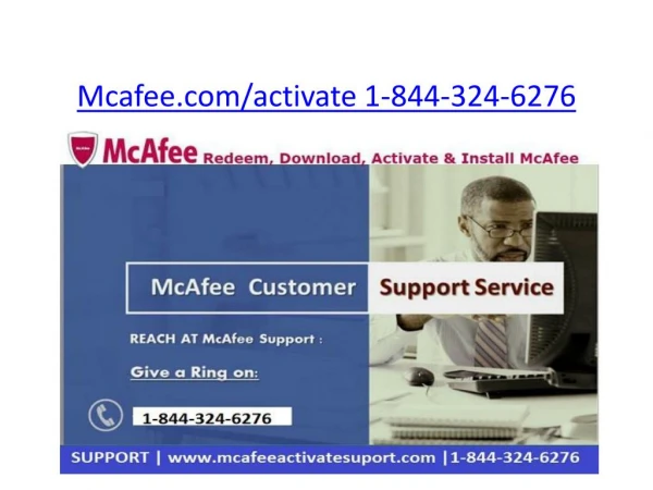 mcafee com activate 1 844 324 6276