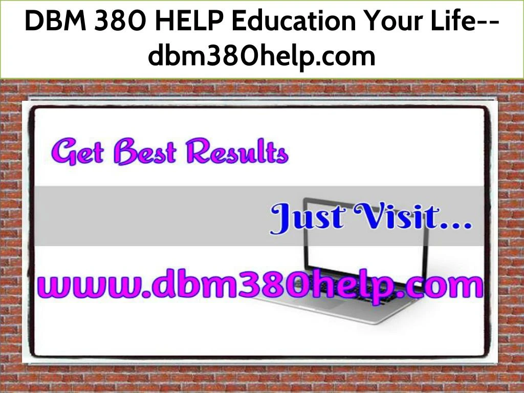 dbm 380 help education your life dbm380help com