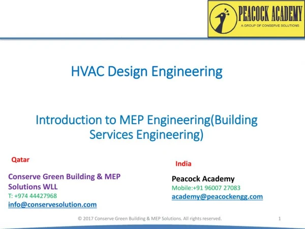 HVAC Training in India - Conserve Solution