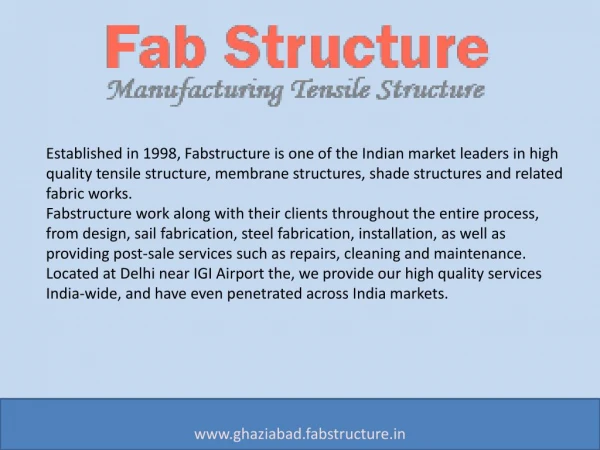 Tensile Structure In Ghaziabad