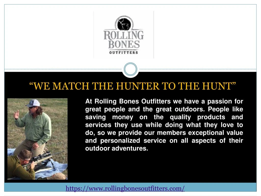 we match the hunter to the hunt