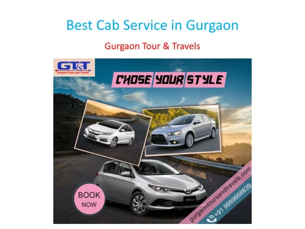 Best Cab Service in Gurgaon