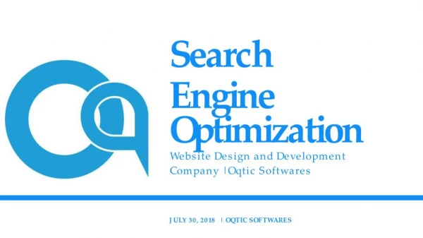 Search Engine Optimization Company | Oqtic Softwares