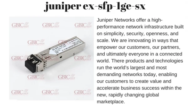 JUNIPER EX-SFP-1GE-SX