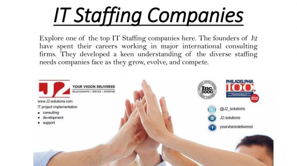 IT Staffing Companies - j2-solutions