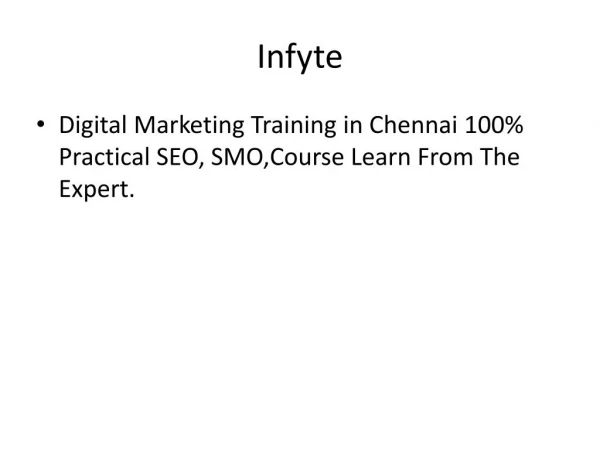Best Digital marketing Training in Chennai