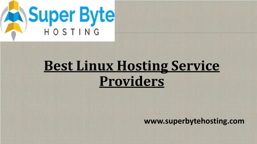 best linux hosting service providers