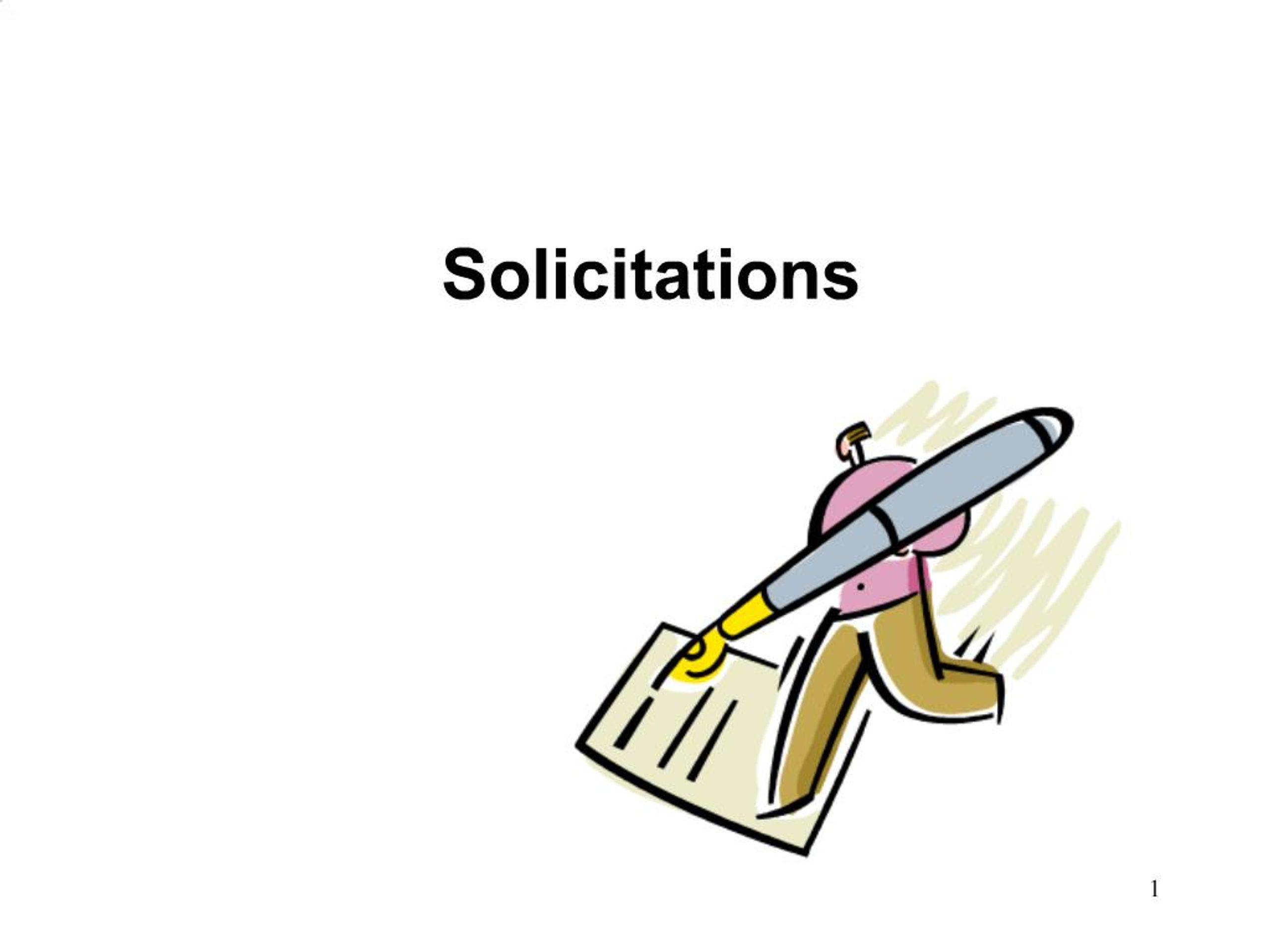 PPT - Understanding the Different Types of Solicitation in Business and ...
