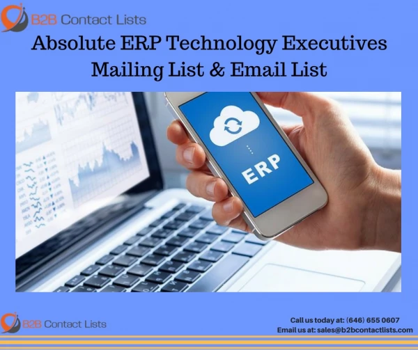 Absolute ERP Technology Executives Mailing Lists in USA