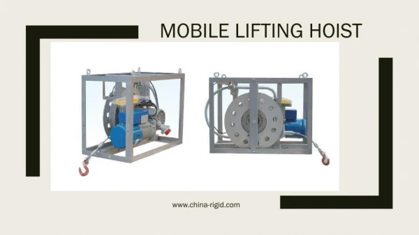 Mobile Lifting Hoist