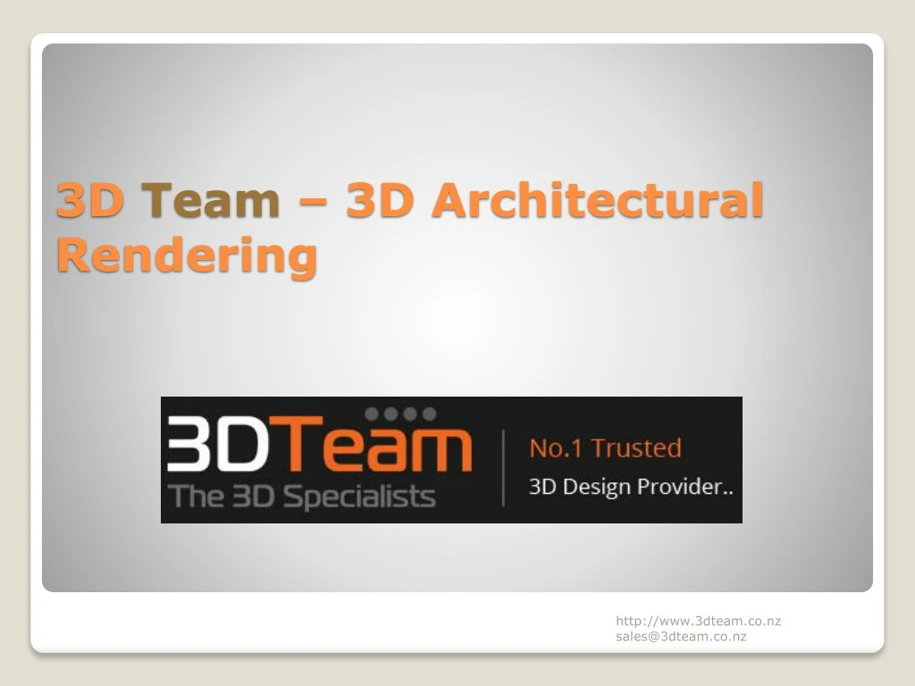 3d team 3d architectural rendering