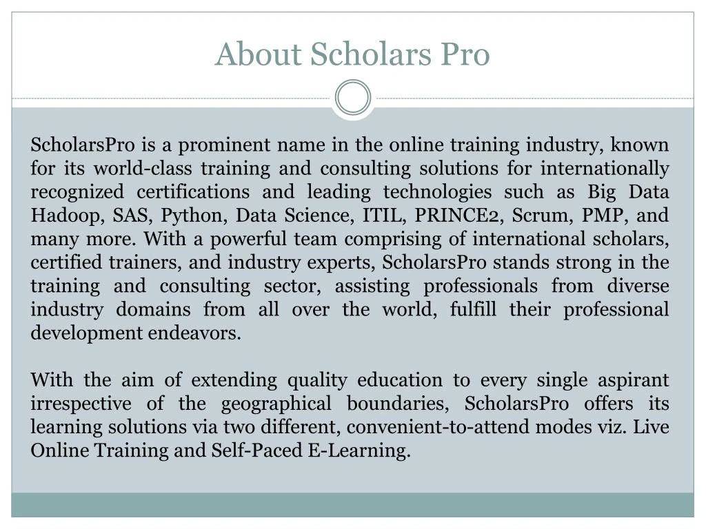 about scholars pro