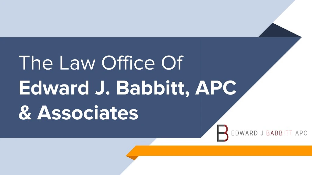 the law office of edward j babbitt apc associates
