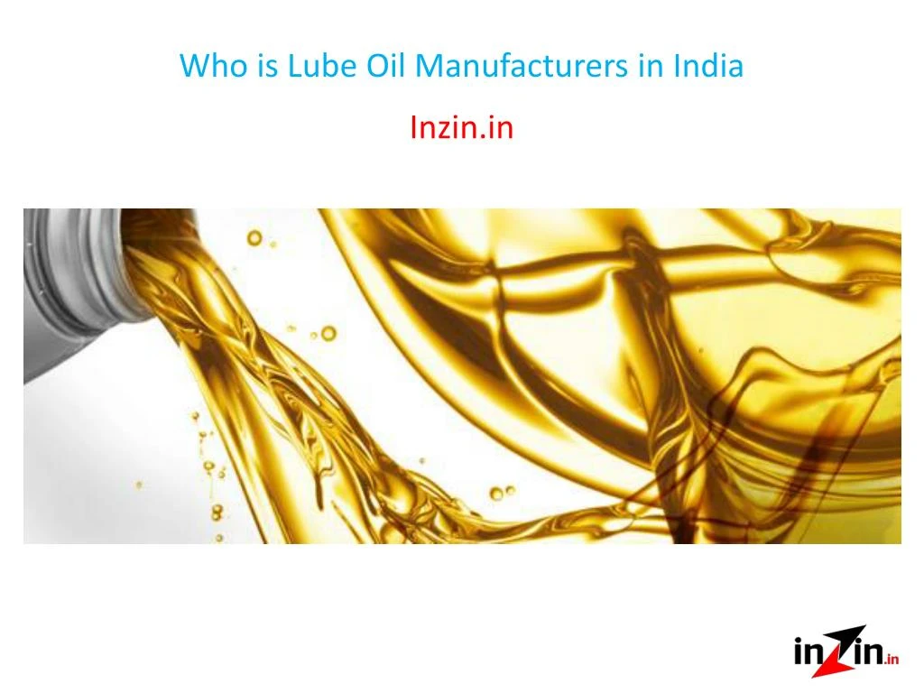 who is lube oil manufacturers in india