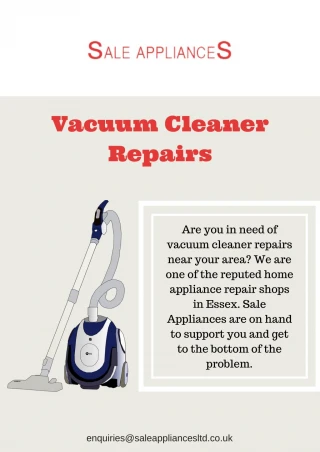 Vacuum Cleaner Repairs