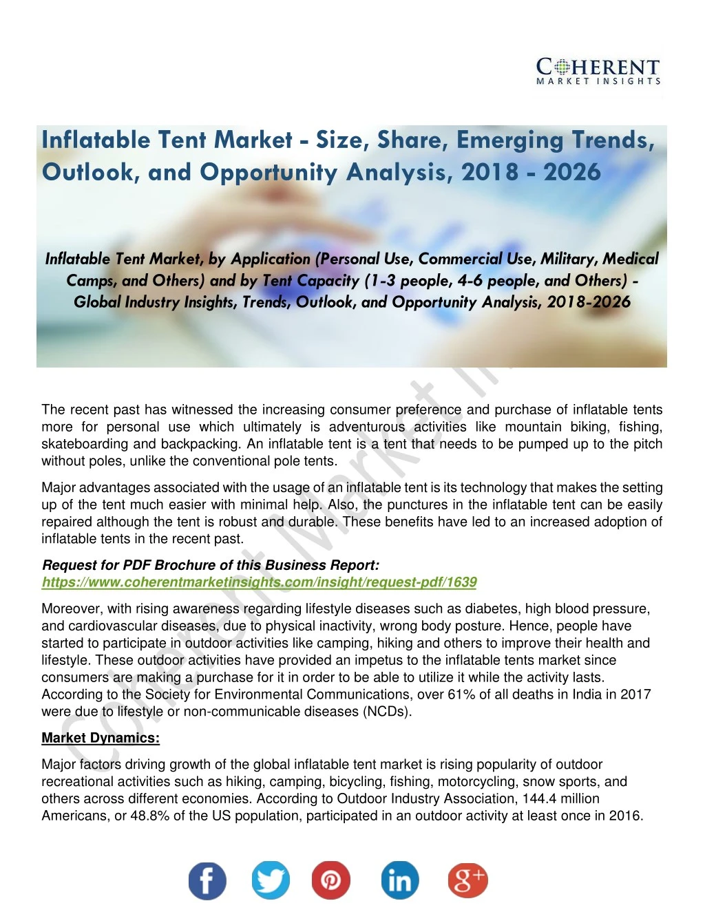 inflatable tent market size share emerging trends