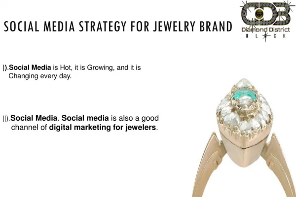 Social Media Strategy For Jewelry Business