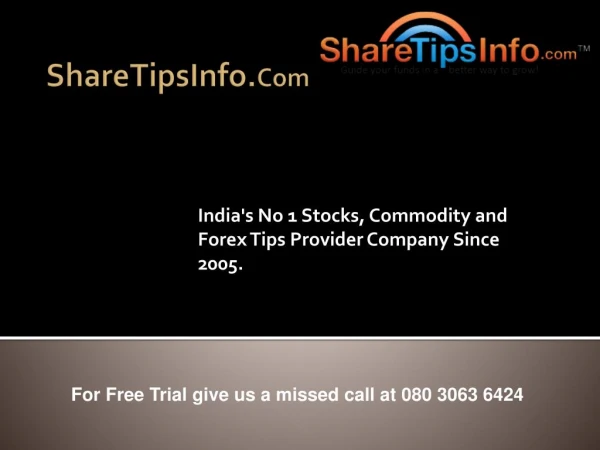 Share market tips for daily profit from Sharetipsinfo