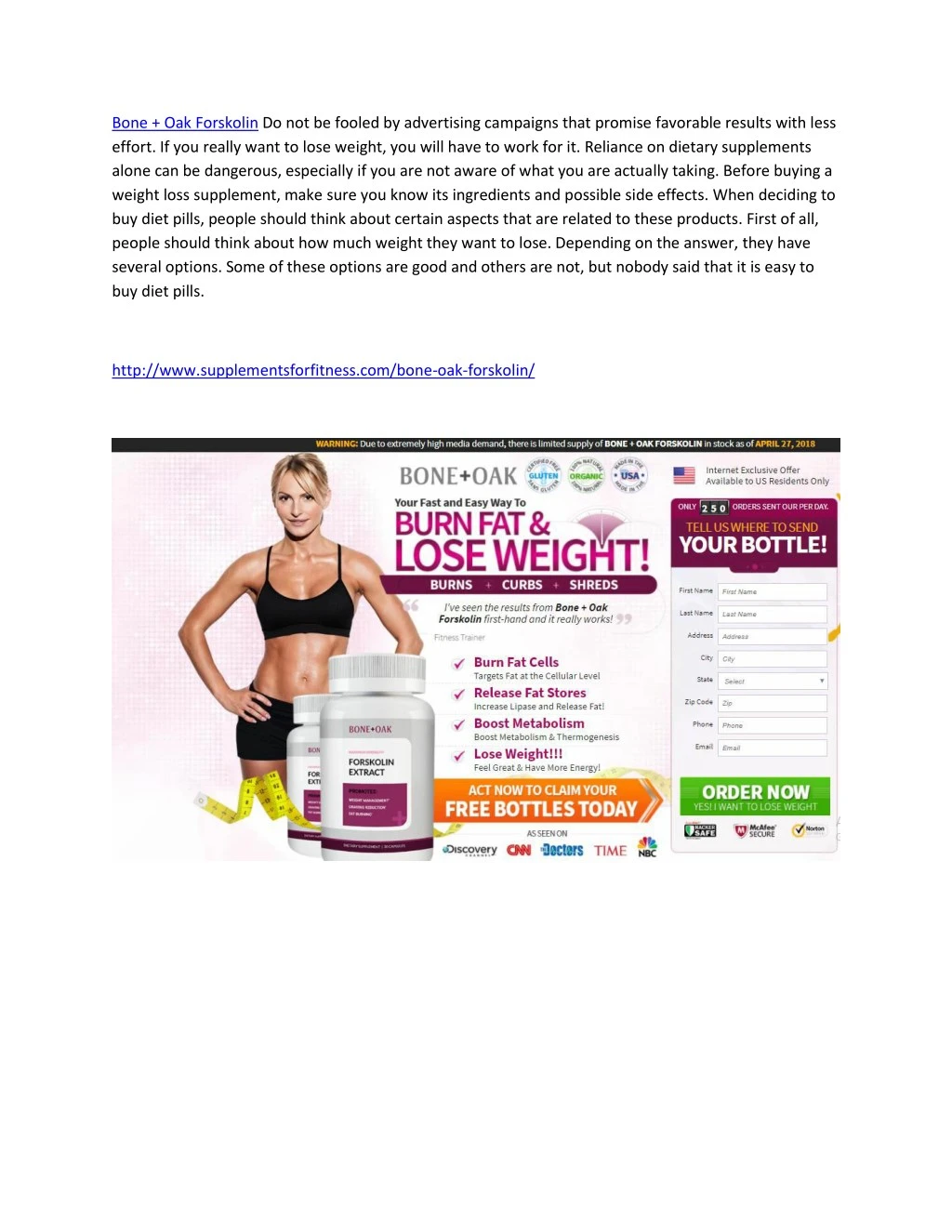 bone oak forskolin do not be fooled