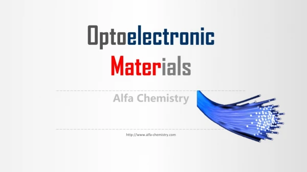 Optoelectronic materials