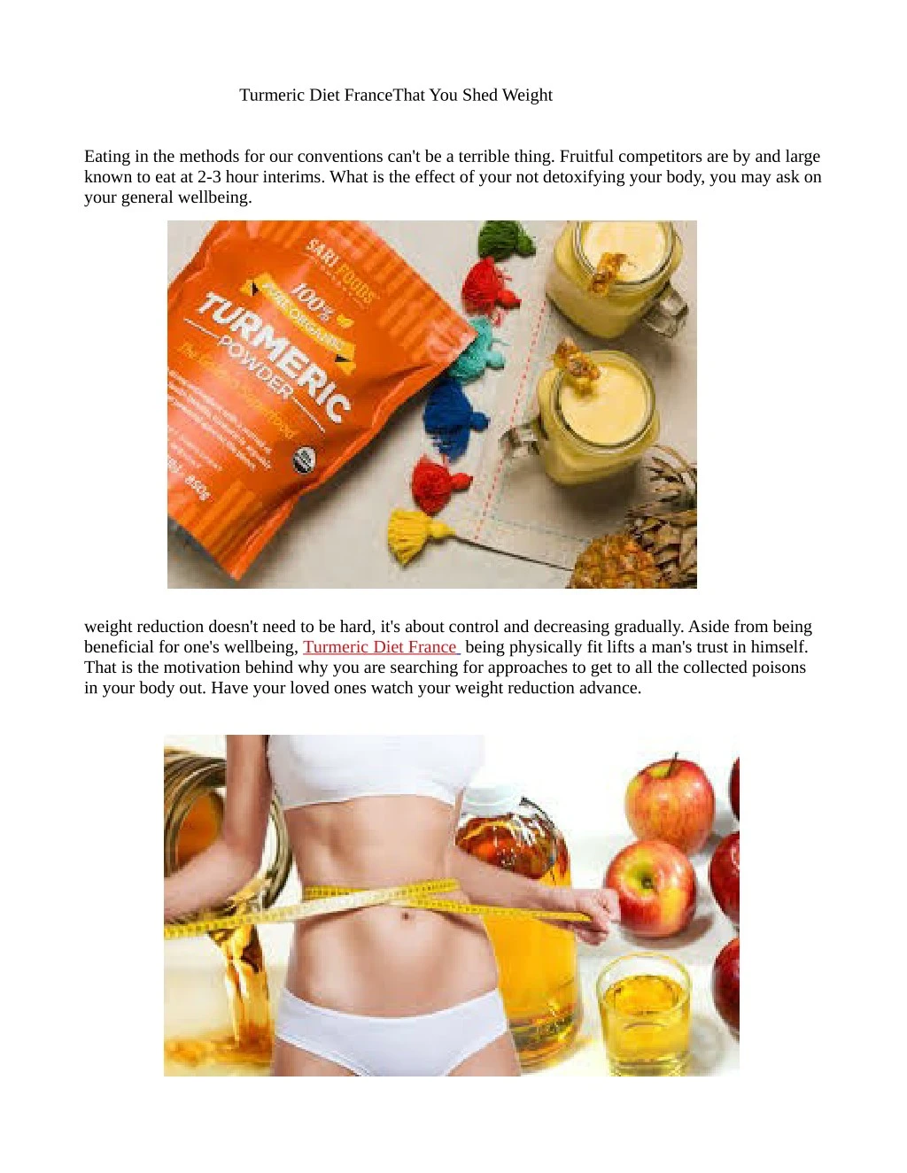 turmeric diet francethat you shed weight