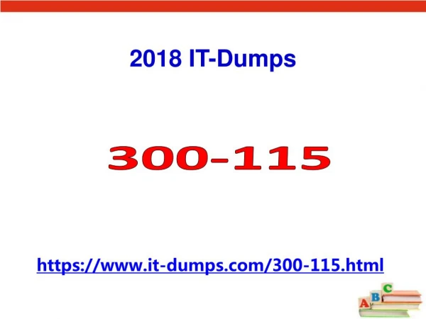 Cisco 300-115 Real Exam Dumps IT-Dumps