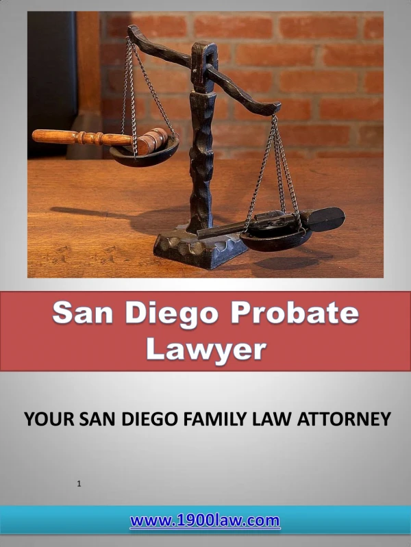 San Diego Probate Lawyer