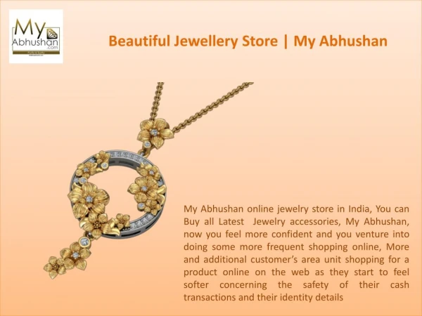 Exclusive Designer Jewellery - Online Jewellery store | My Abhushan