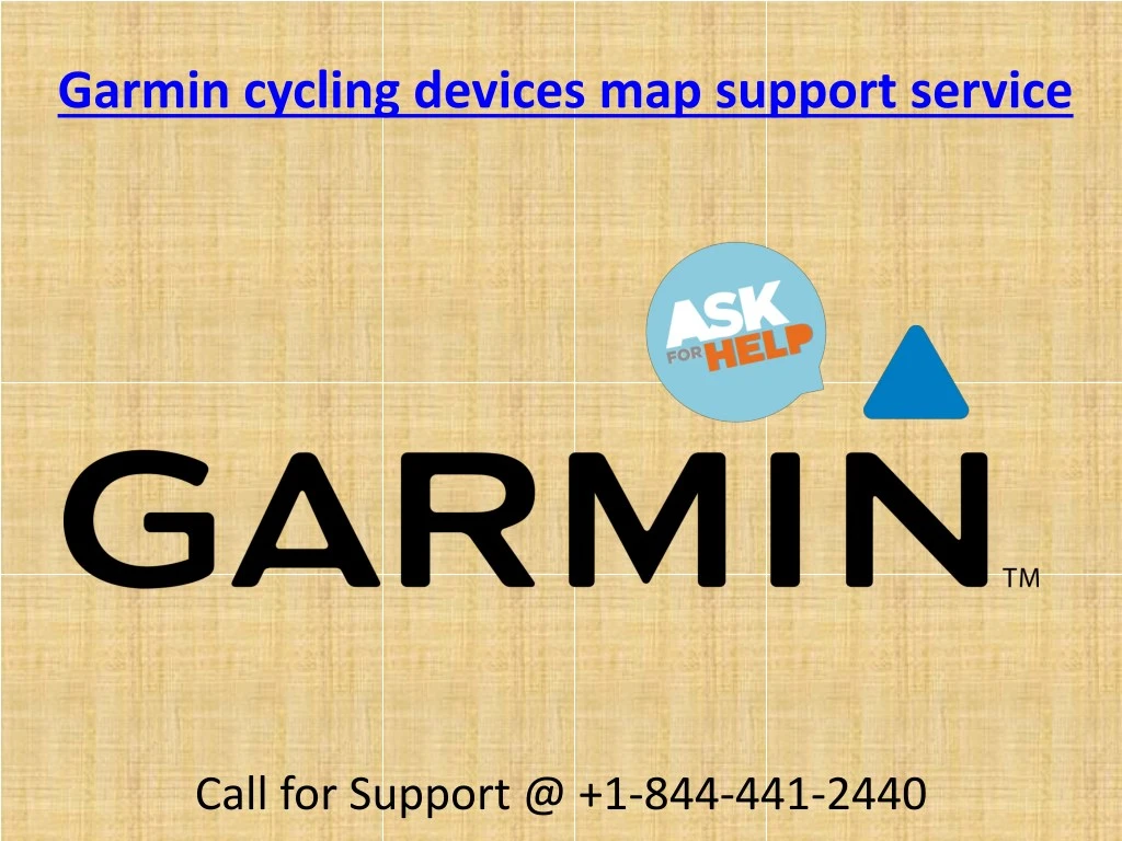 garmin cycling devices map support service