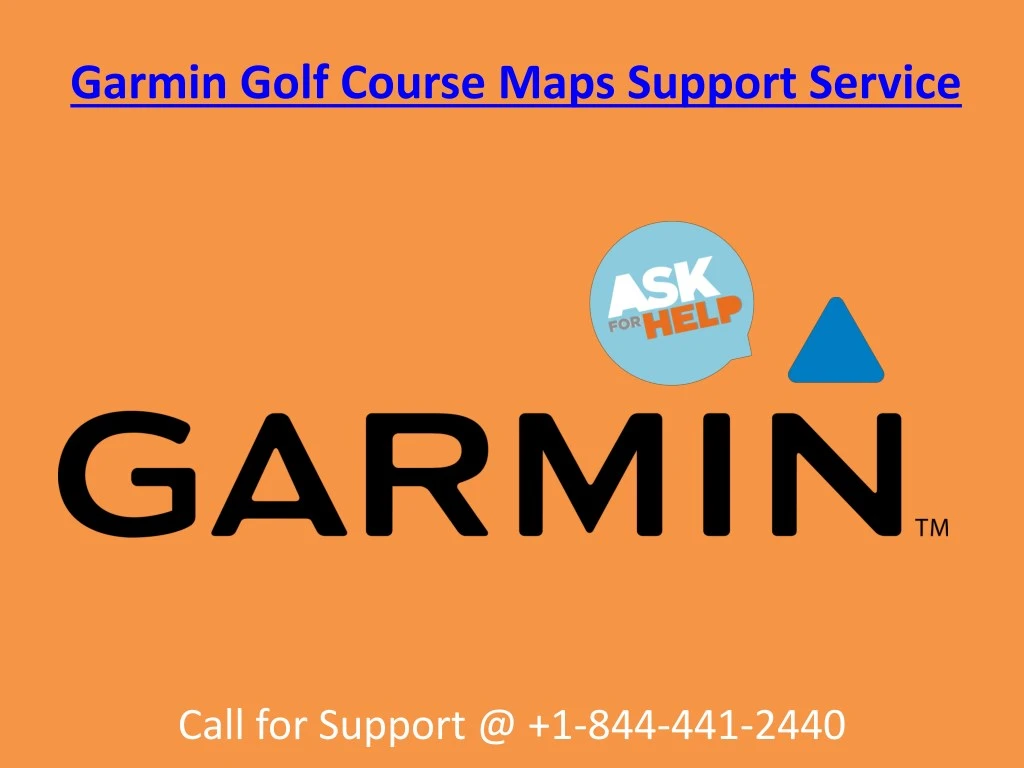 garmin golf course maps support service