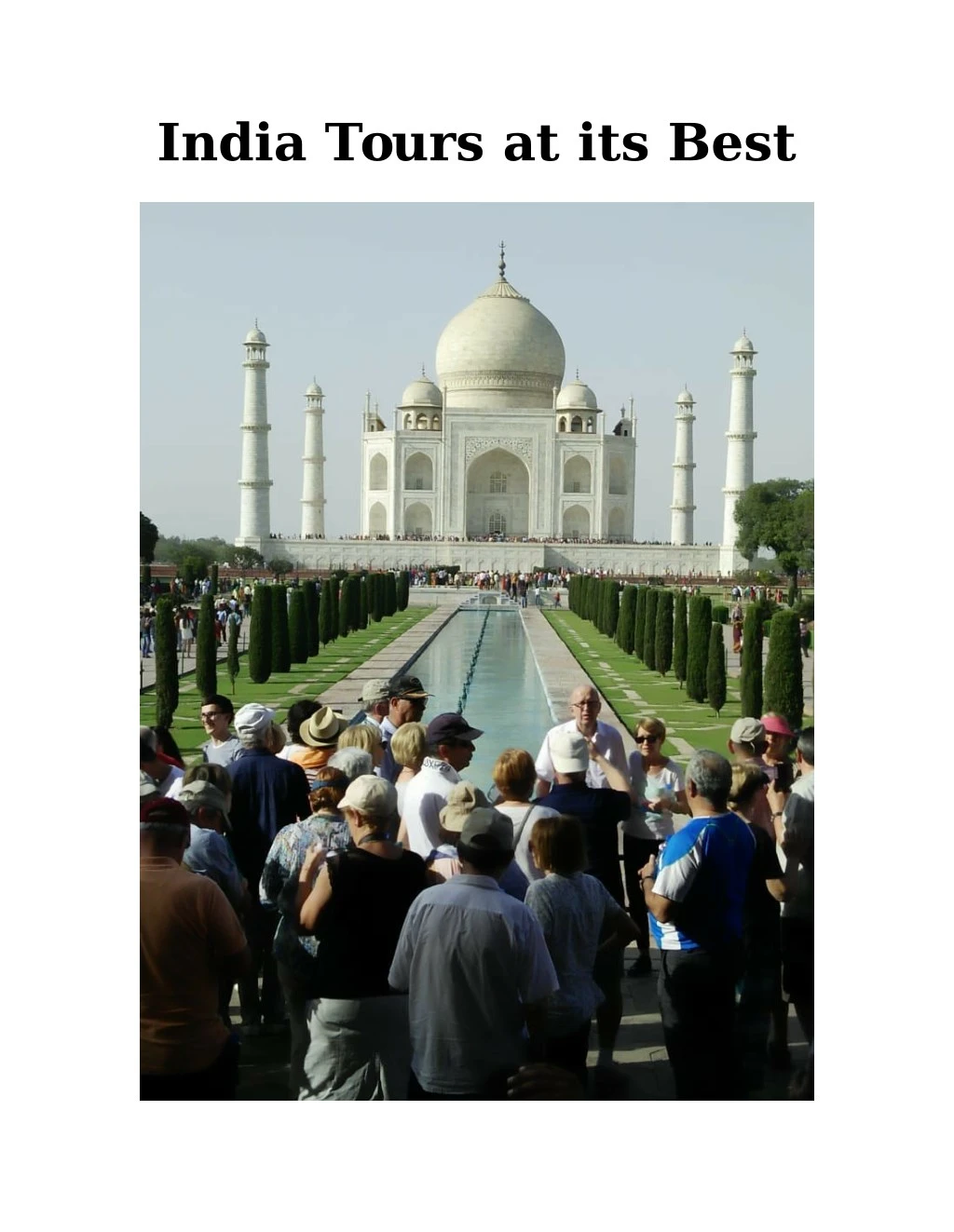 india tours at its best