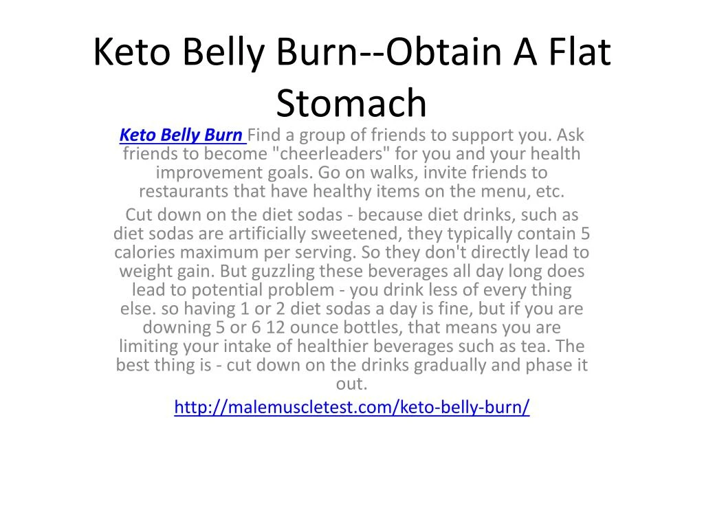 keto belly burn obtain a flat stomach