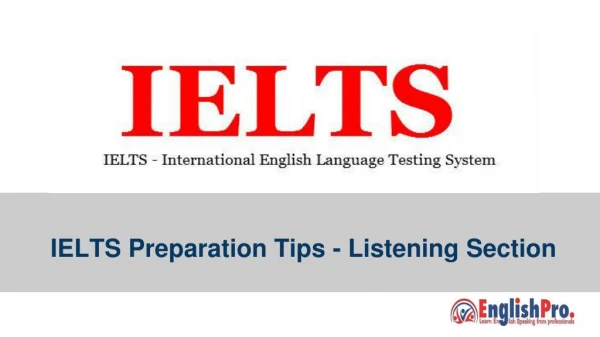 IELTS Preparation Tips - Listening Section _ IELTS Coaching in Chandigarh