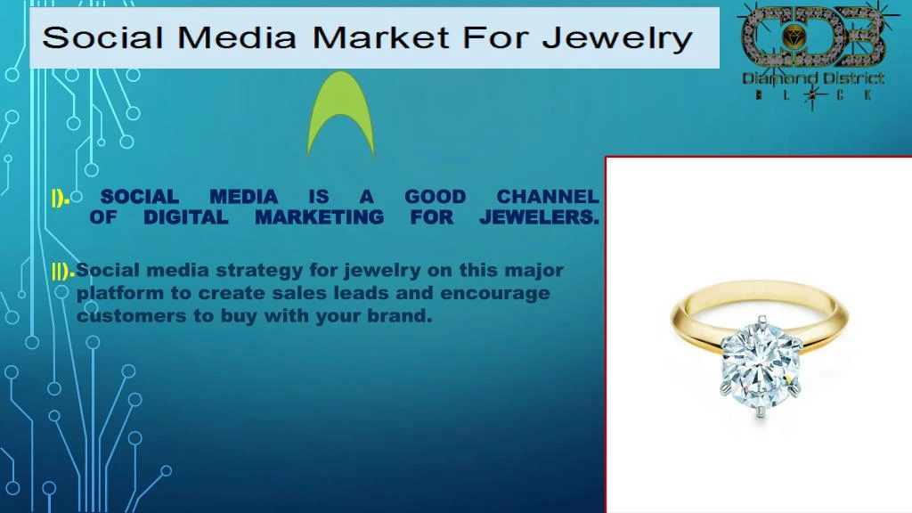 social media is a good channel of digital marketing for jewelers