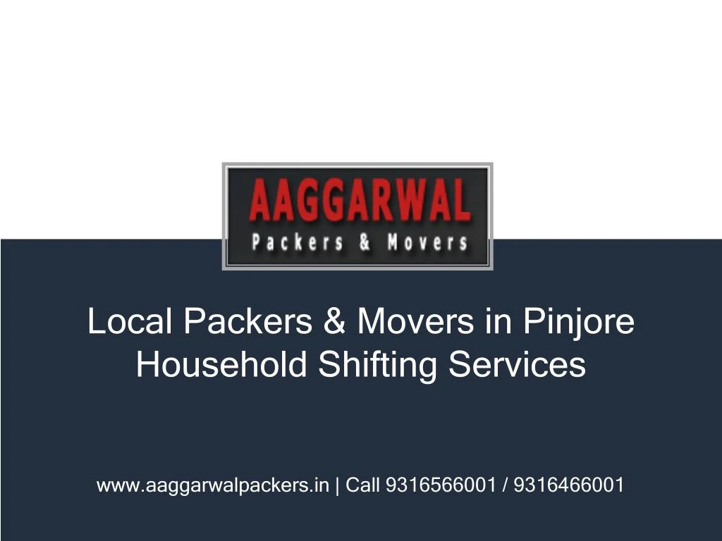 local packers movers in pinjore household
