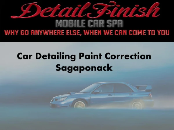 Car Detailing Paint Correction Sagaponack