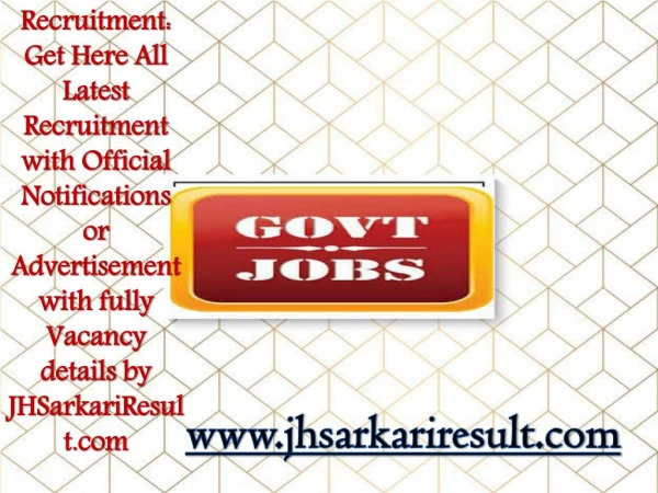 recruitment get here all latest recruitment with