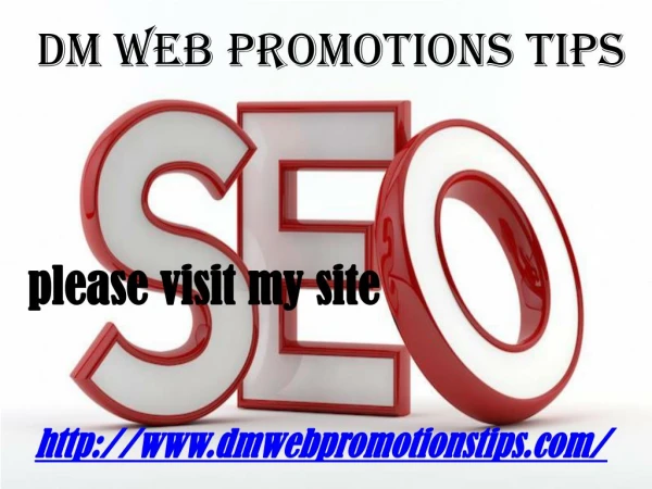dm web promotions tips
