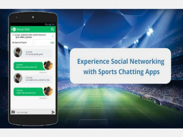 Experience Social Networking with Sports Chatting Apps