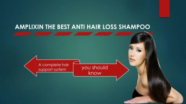 Amplixin the best anti hair loss shampoo