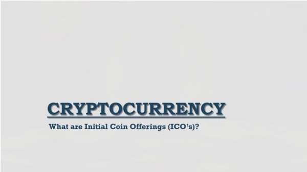 What are Initial Coin Offerings | Platinum Trading Institute