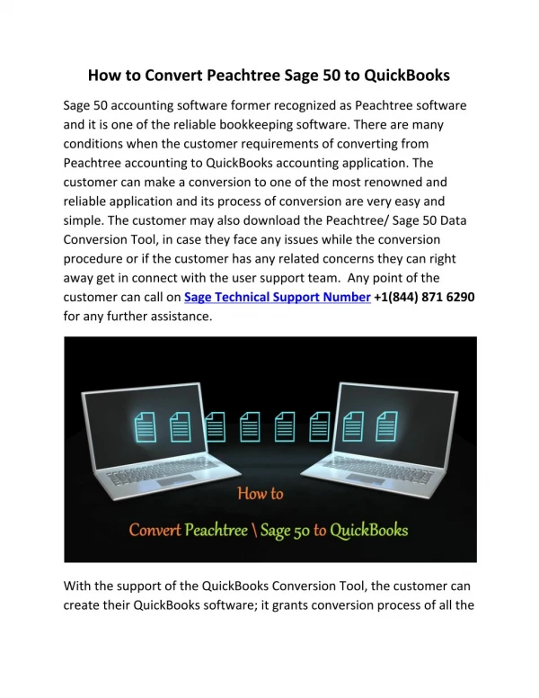 How to Convert Peachtree Sage 50 to QuickBooks