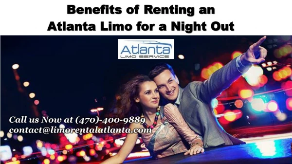 Benefits of Renting an Atlanta Limo for a Night Out