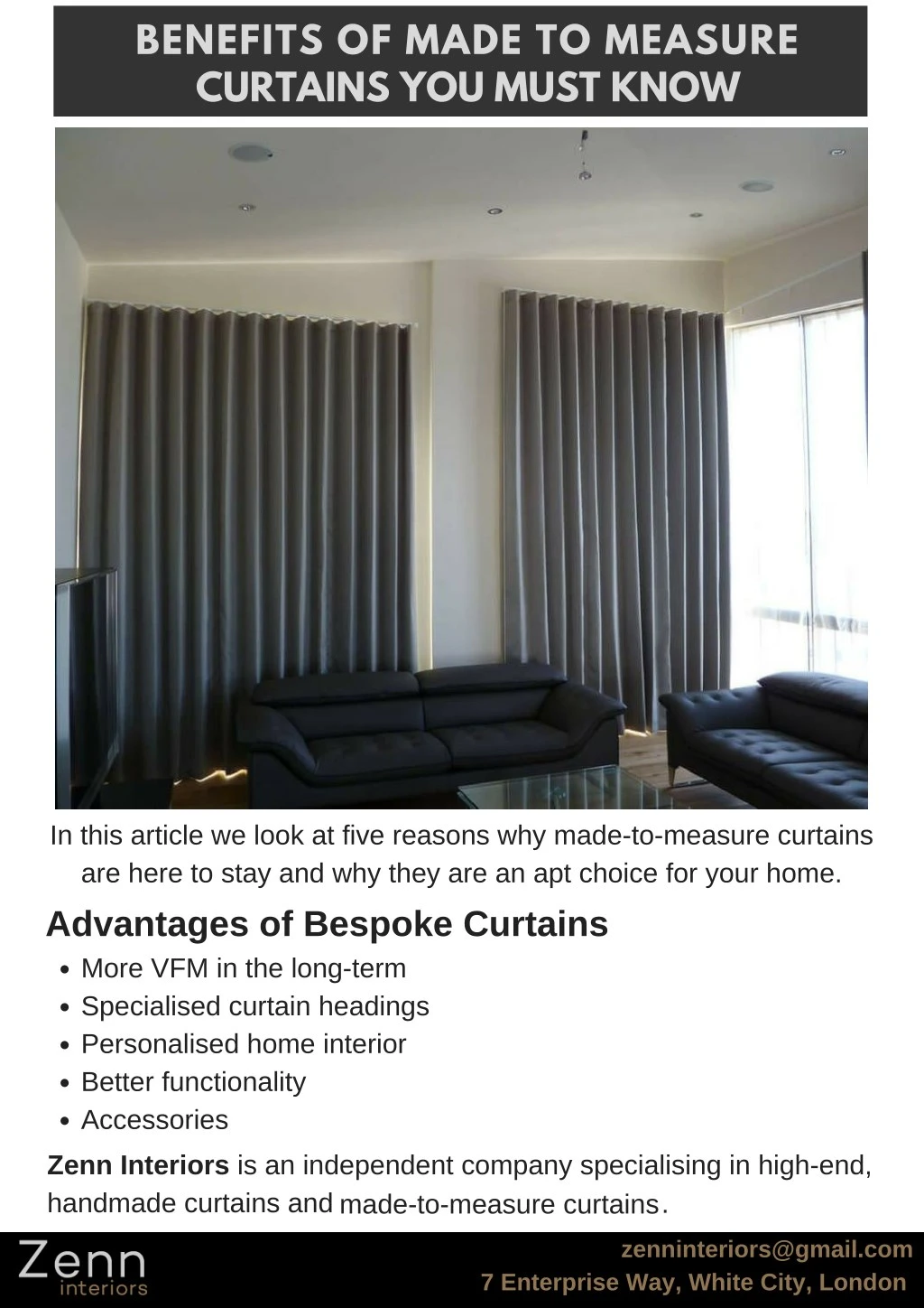 benefits of made to measure curtains you must know