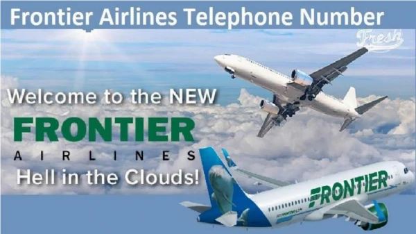 Frontier Airline Customer Service Phone Number to Reservation