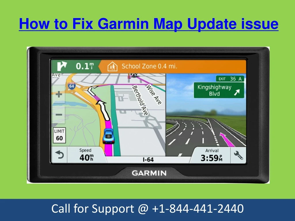 how to fix garmin map update issue