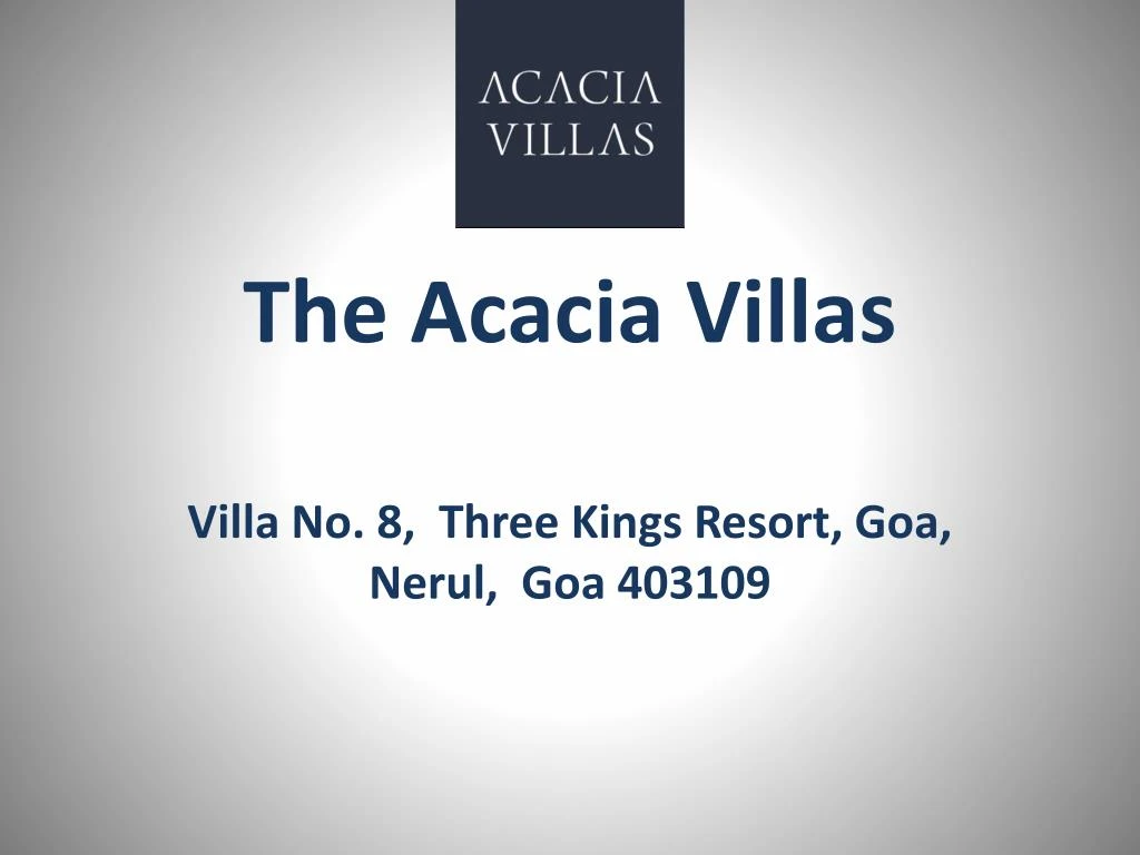 the acacia villas