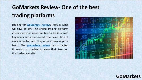 GoMarkets Review- One of the best trading platforms